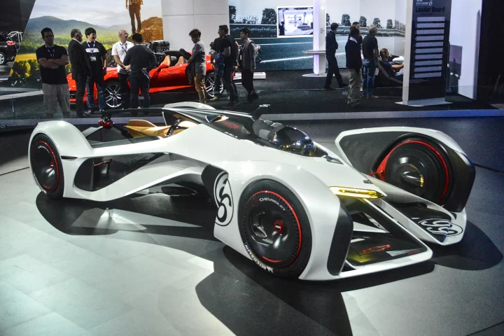 Chevy describes the 2X as a "revolutionary interpretation of the ultimate race car" (Photo: C.C. Weiss/Gizmag)