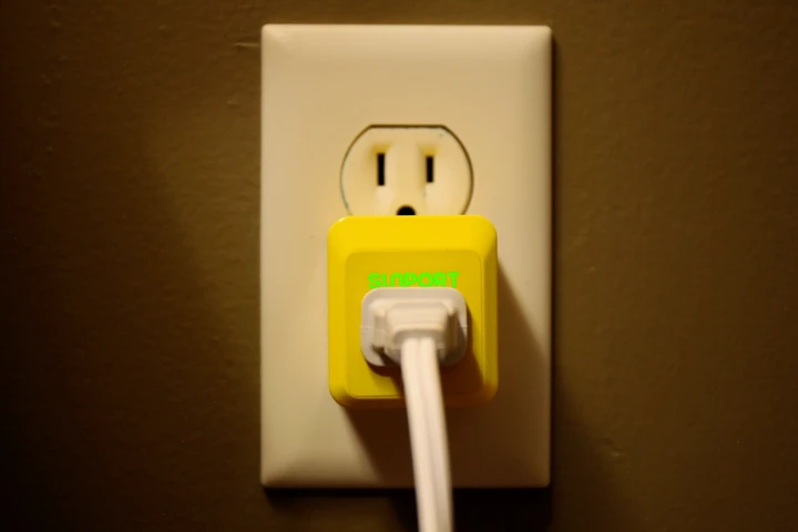 The SunPort signals a user's preference for solar-generated electricity