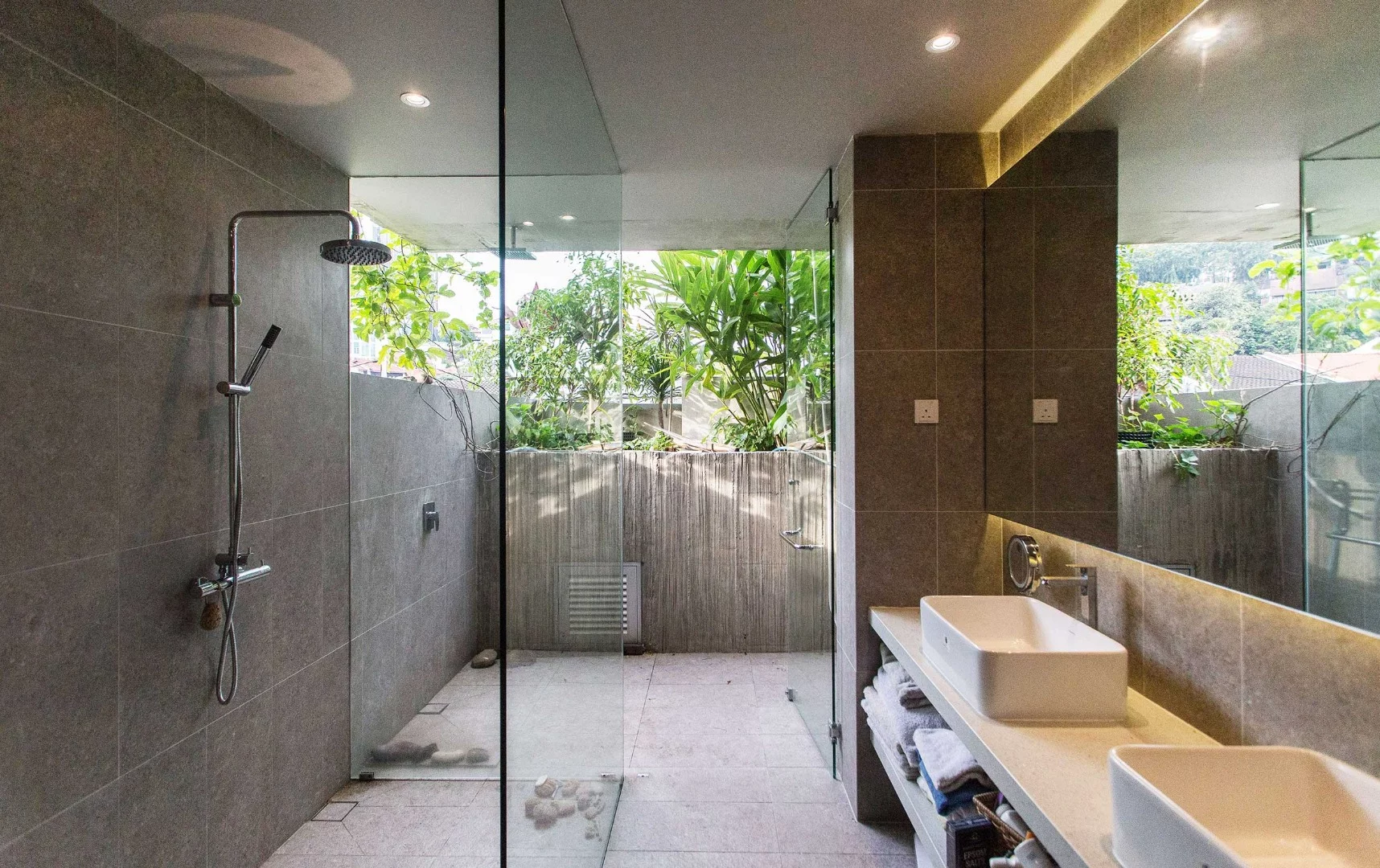 The Planter Box House offers 340-sq-m (3,660-ft) of floorspace across three floors