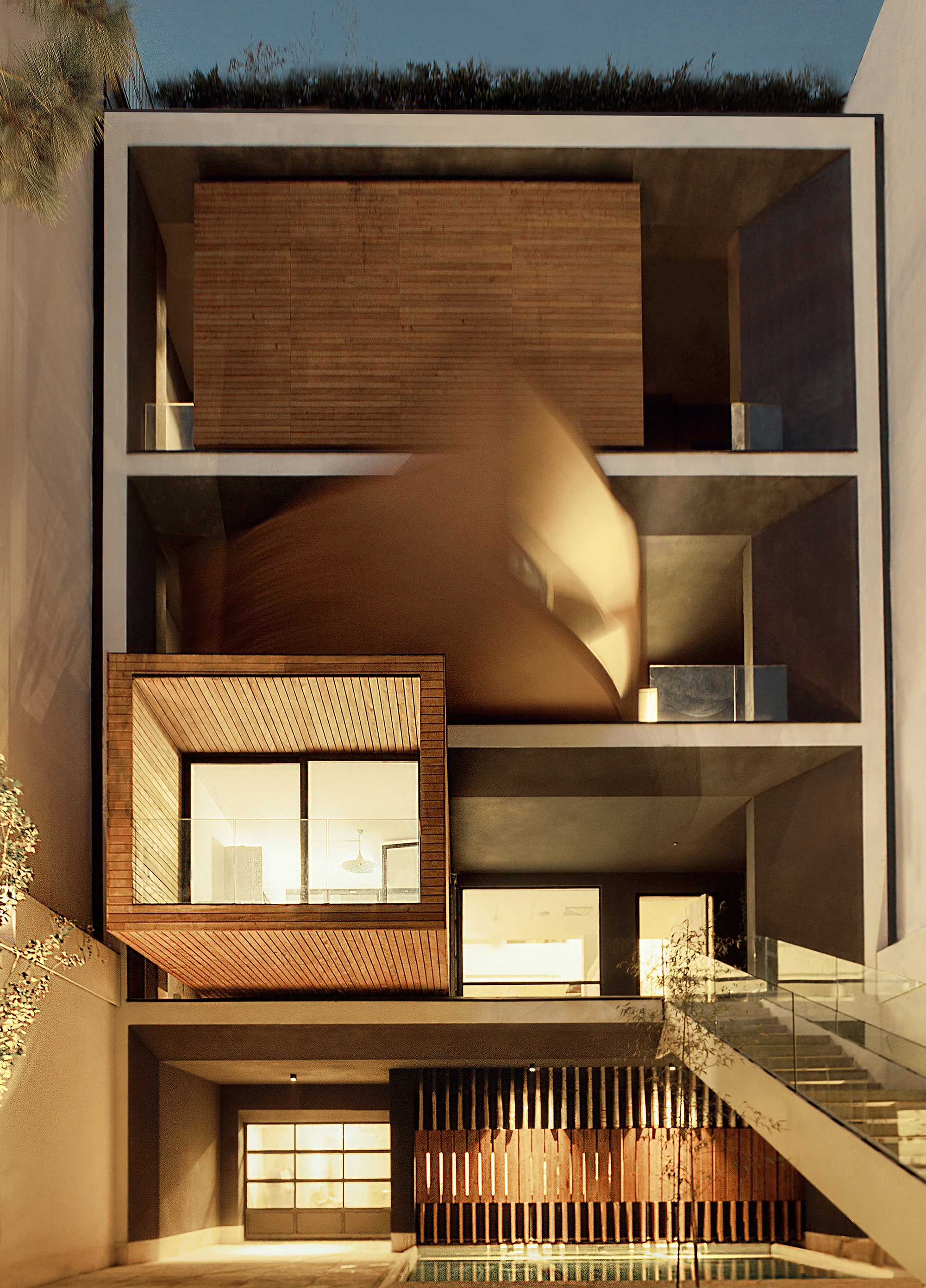 Rotating the rooms to produce more terrace space (Photo: Nextoffice)