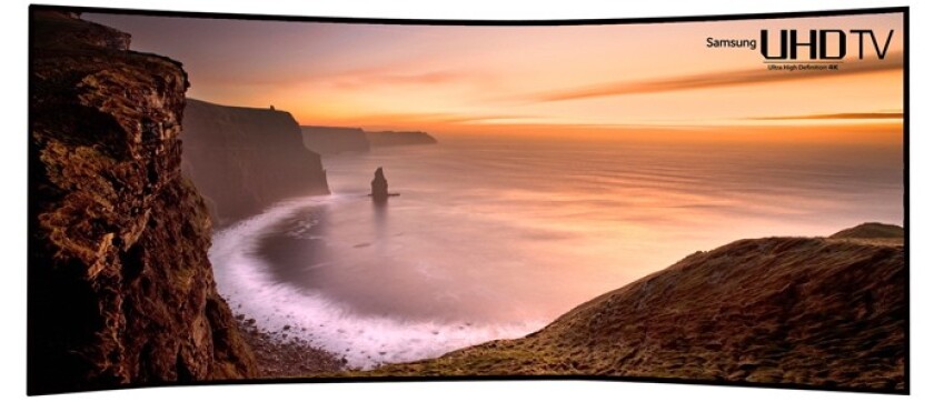 Samsung's 105-inch curved TV will be among the viewing highlights at CES 2014