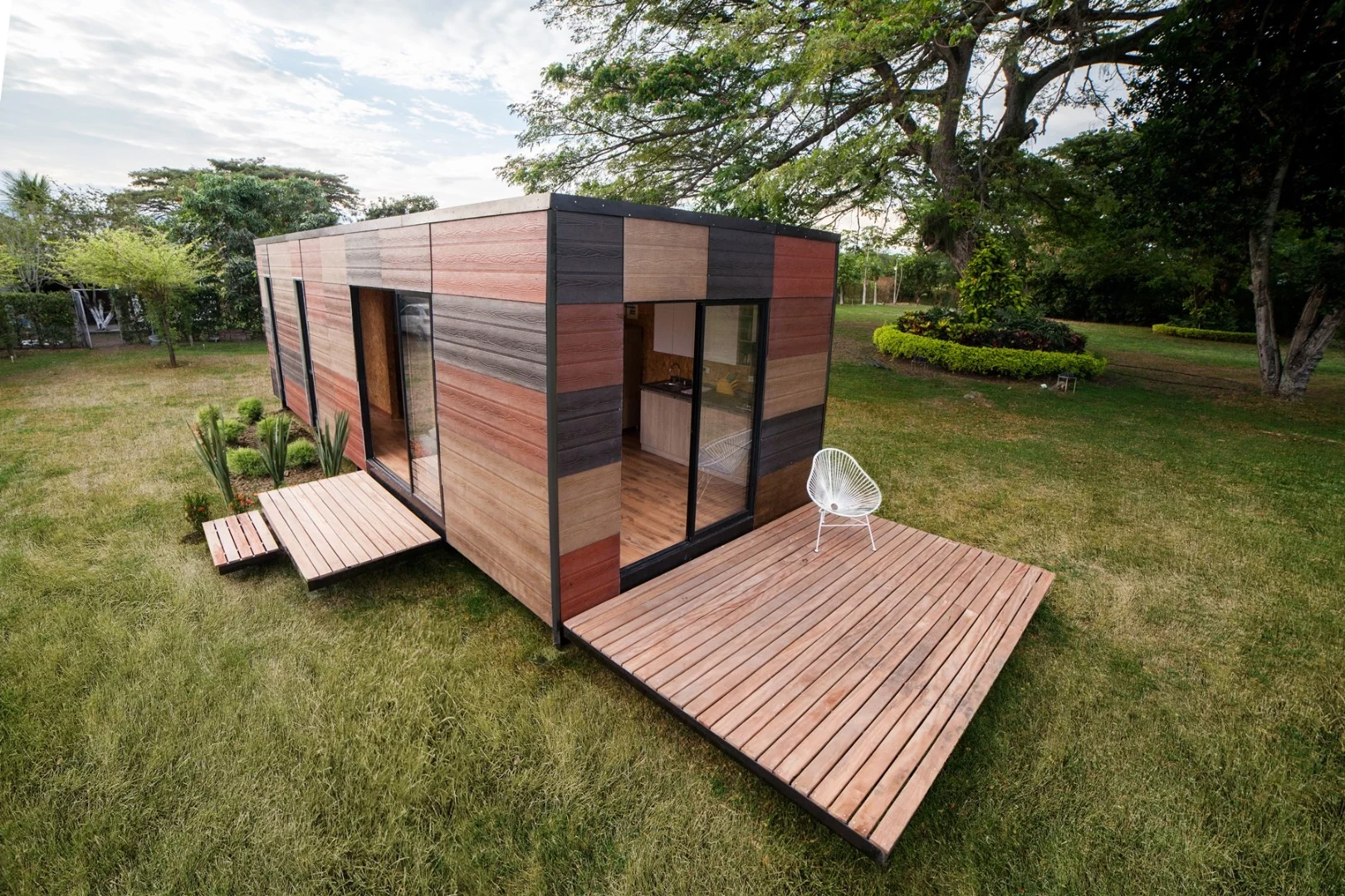 The VIMOB is designed for construction in areas that are difficult to access