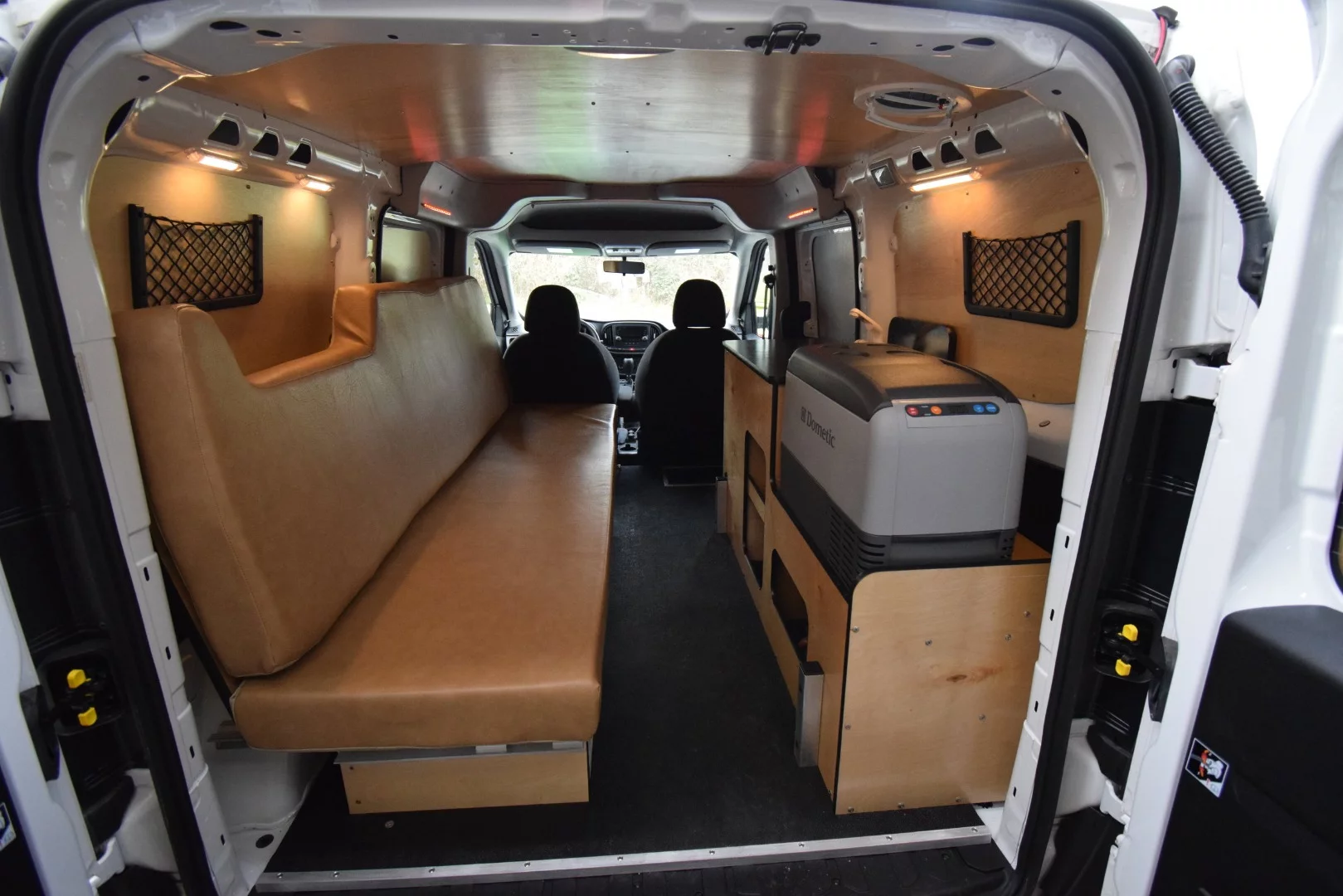 With a dual-purpose couch and a compact kitchen, Cascade turns the Ram Promaster City into a fully-functioning camper van