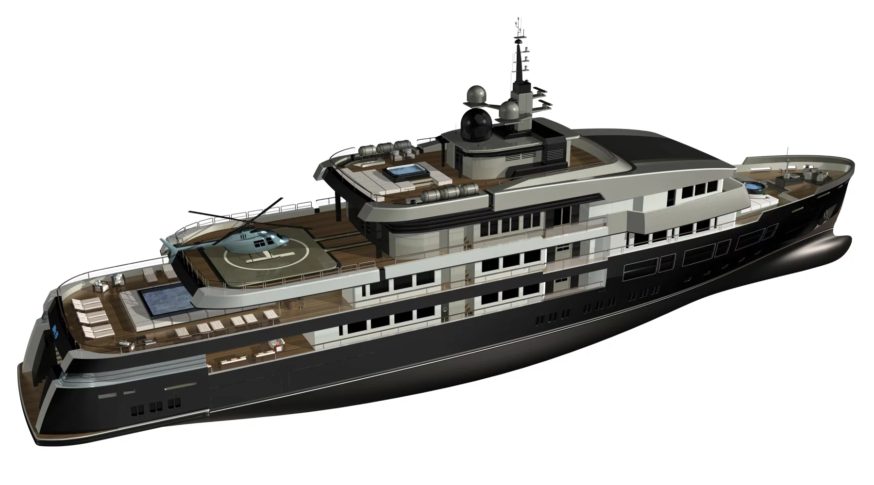 The NPe75 would have a steel hull and aluminum superstructure
