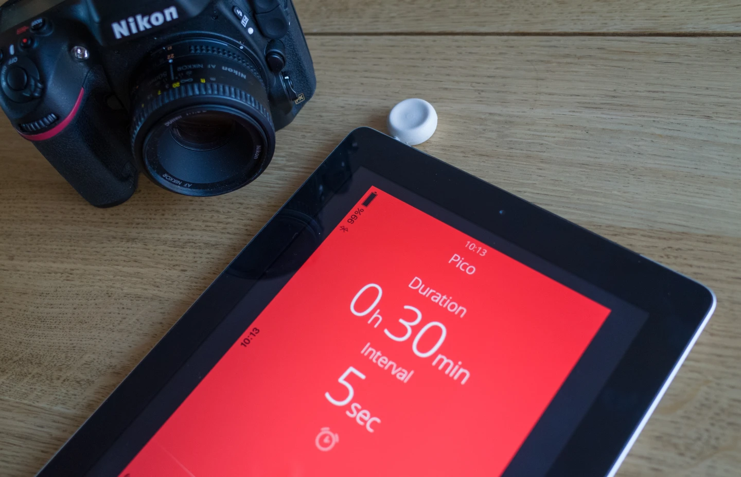 Once settings have been dialed in on the app they are sent to the Pico (Photo: Simon Crisp/Gizmag.com)