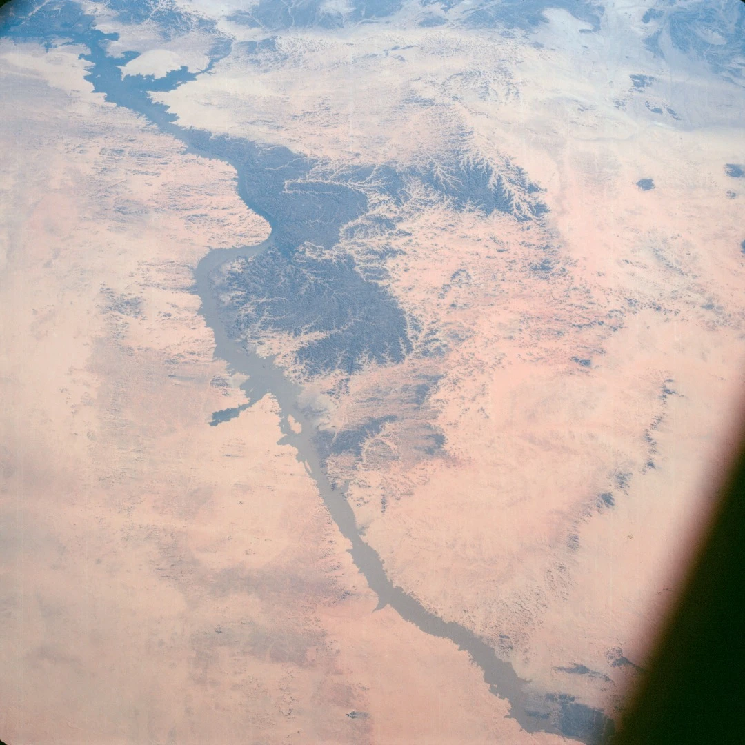 Egypt as seen from Apollo 7