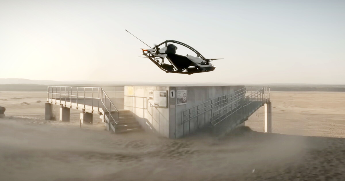 Sehen Sie zu, wie das Jetson Personal Air Vehicle abhebt, und bestellen ...