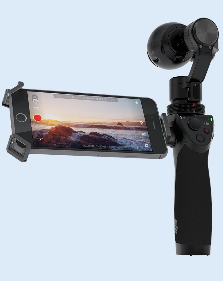 DJI Osmo - runs through the DJI Go app