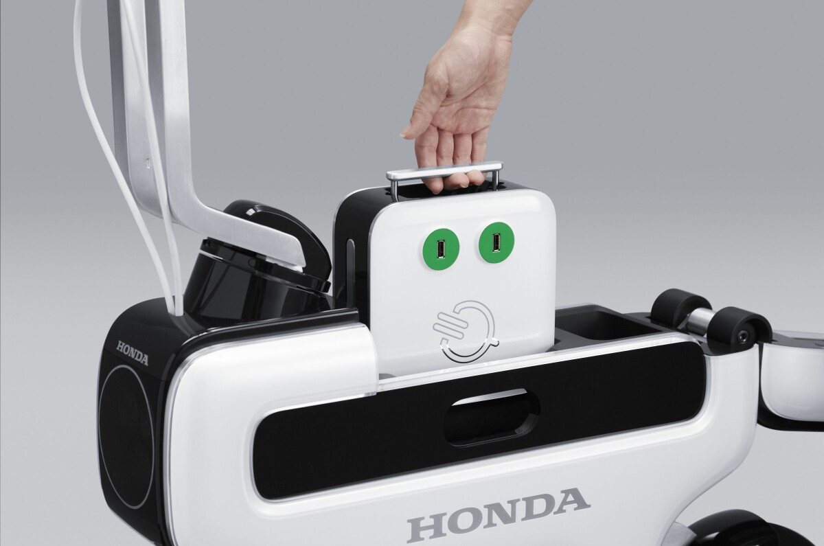 The removable battery of Honda's Motor Compo Concept