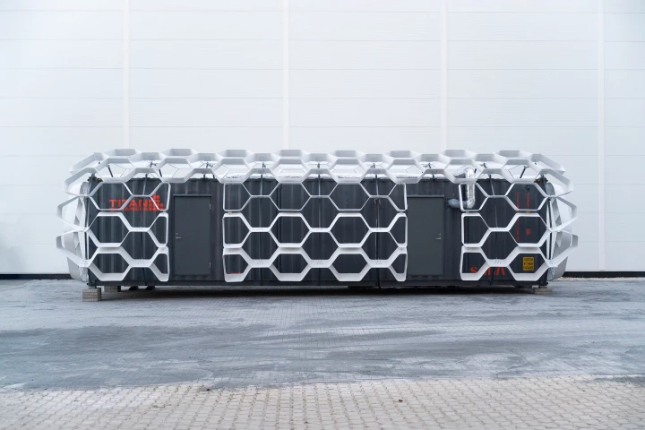 FLEXHab is a simulated Lunar habitat that's made from a shipping container and sleeps up to four crew members