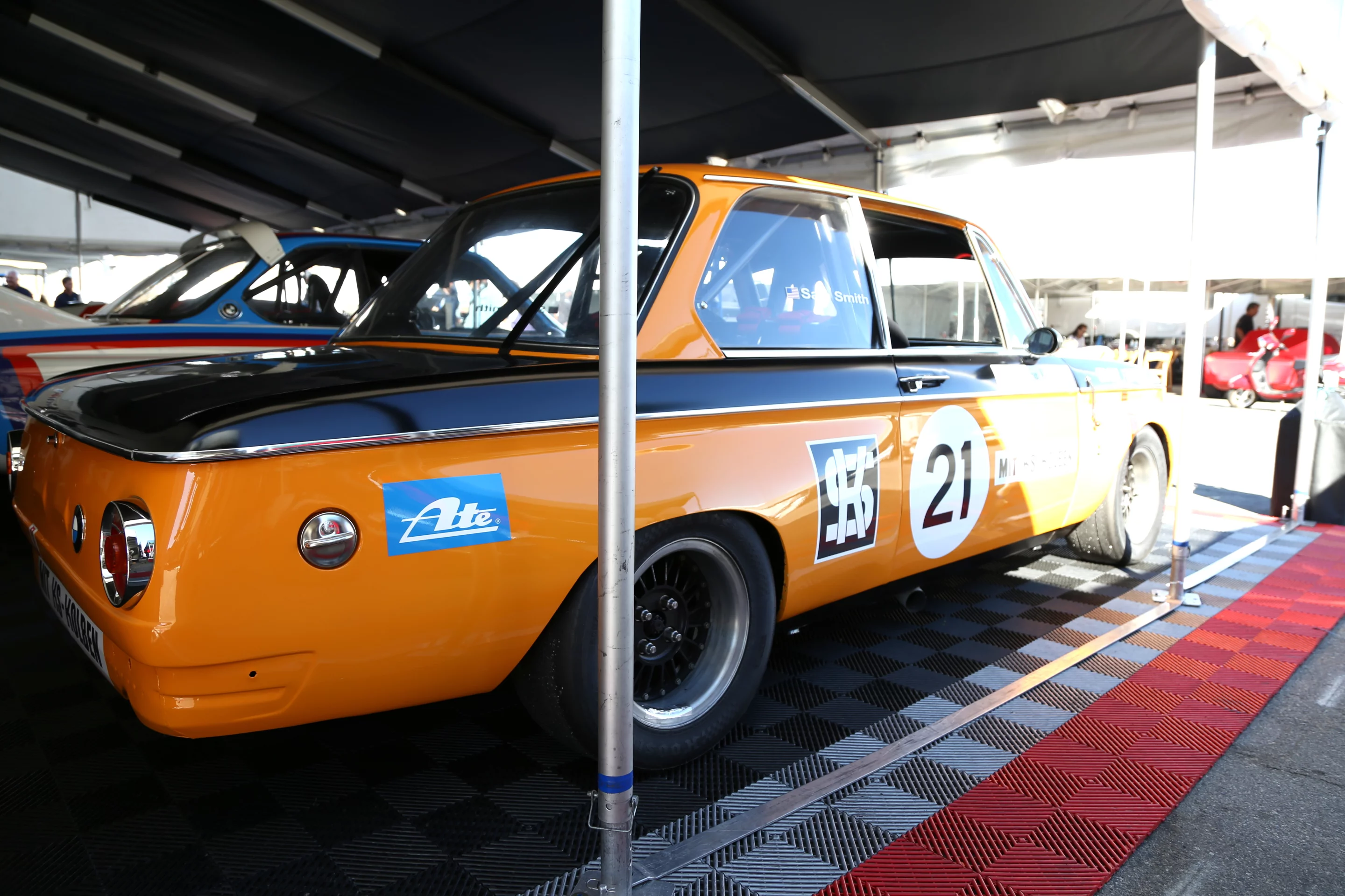 Road & Track's Sam Smith drove the heck out this restored 1970 BMW Alpina 2002ti on the track at Laguna Seca (Photo: Angus MacKenzie/Gizmag.com)