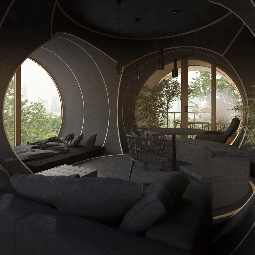The Bert will have what is described as a cave-like interior by Studio Precht