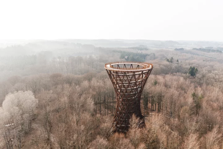 Camp Adventure Tower rises to a height of 45 m (148 ft)
