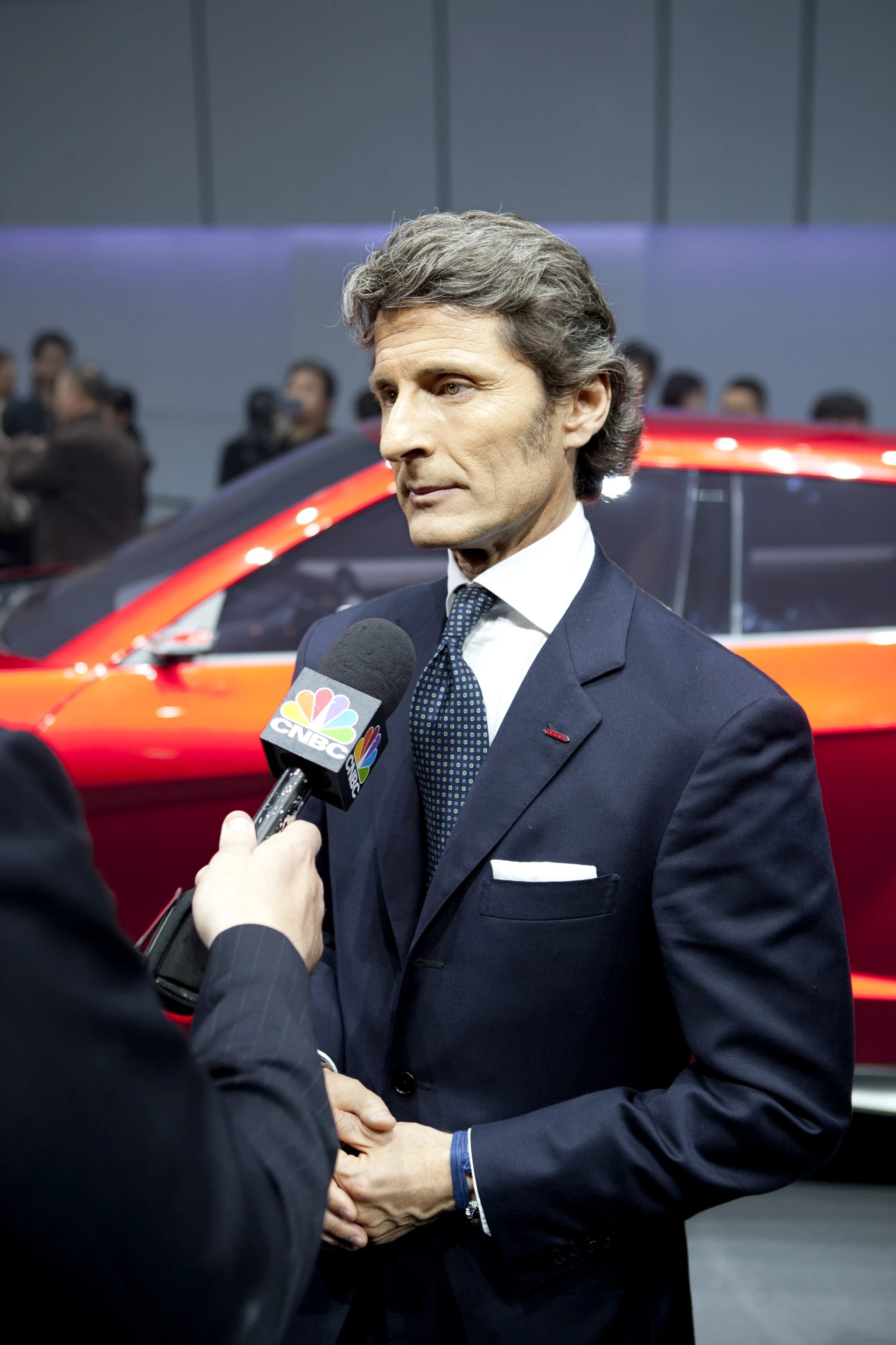 Stephan Winkelmann, President and CEO of Automobili Lamborghini at the Urus launch in Beijing