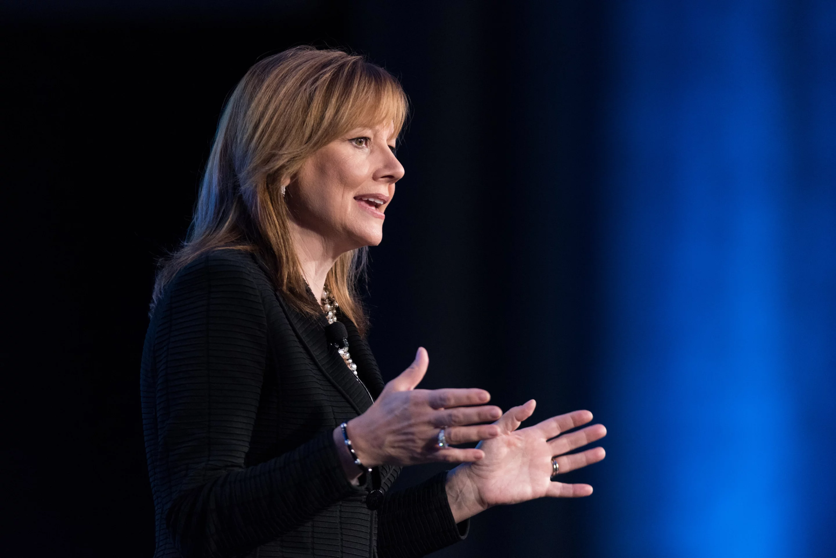GM CEO Mary Barra addresses the ITS World Congress