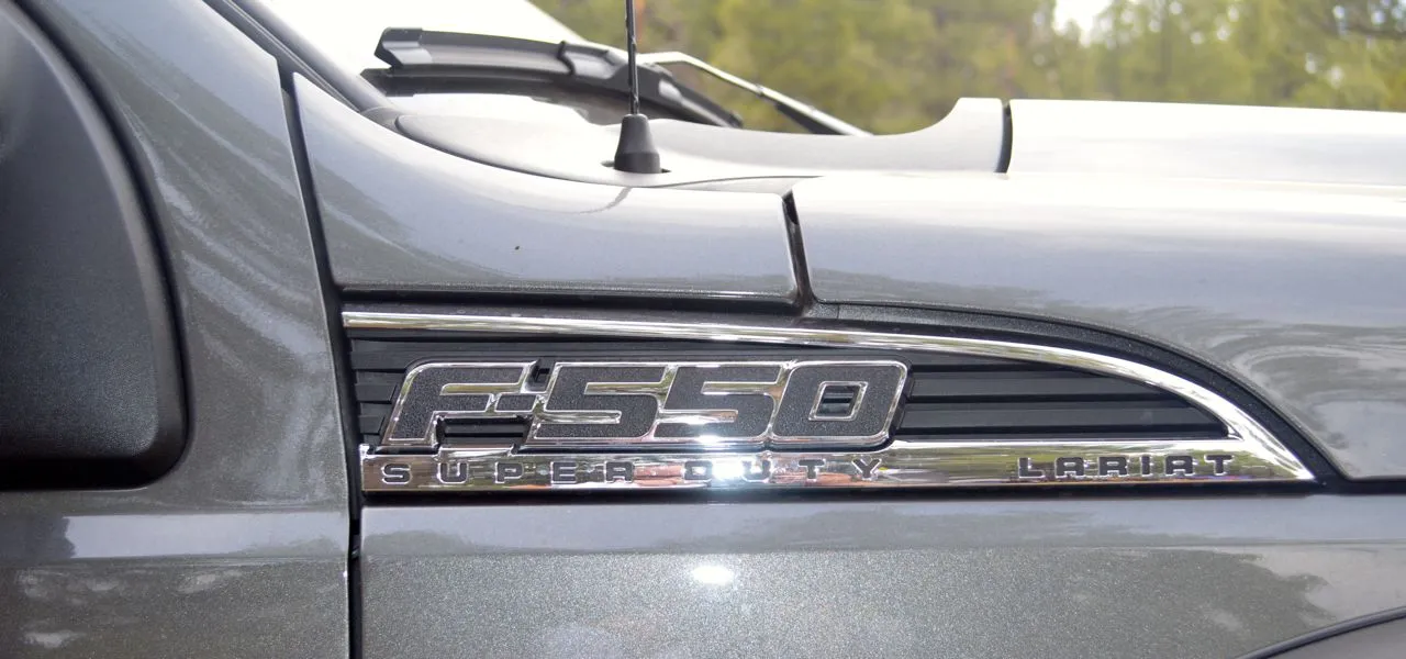 The EarthRoamer XV-LTS is built on a 300-hp, 4WD Ford F-550 platform
