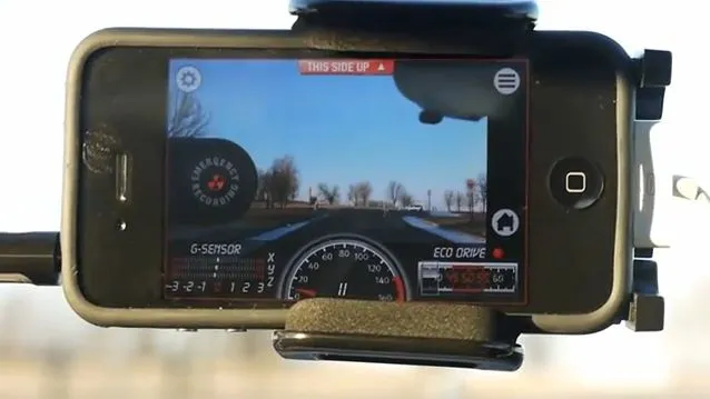 The iCar Black Box app lets your iPhone double as an accident recording system