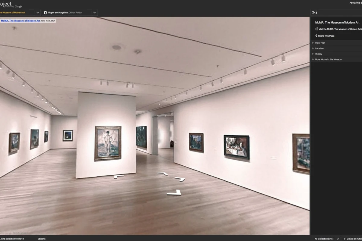 Take a virtual stroll through 17 of the world's most renowned museums, including MoMA, with Google Art Project