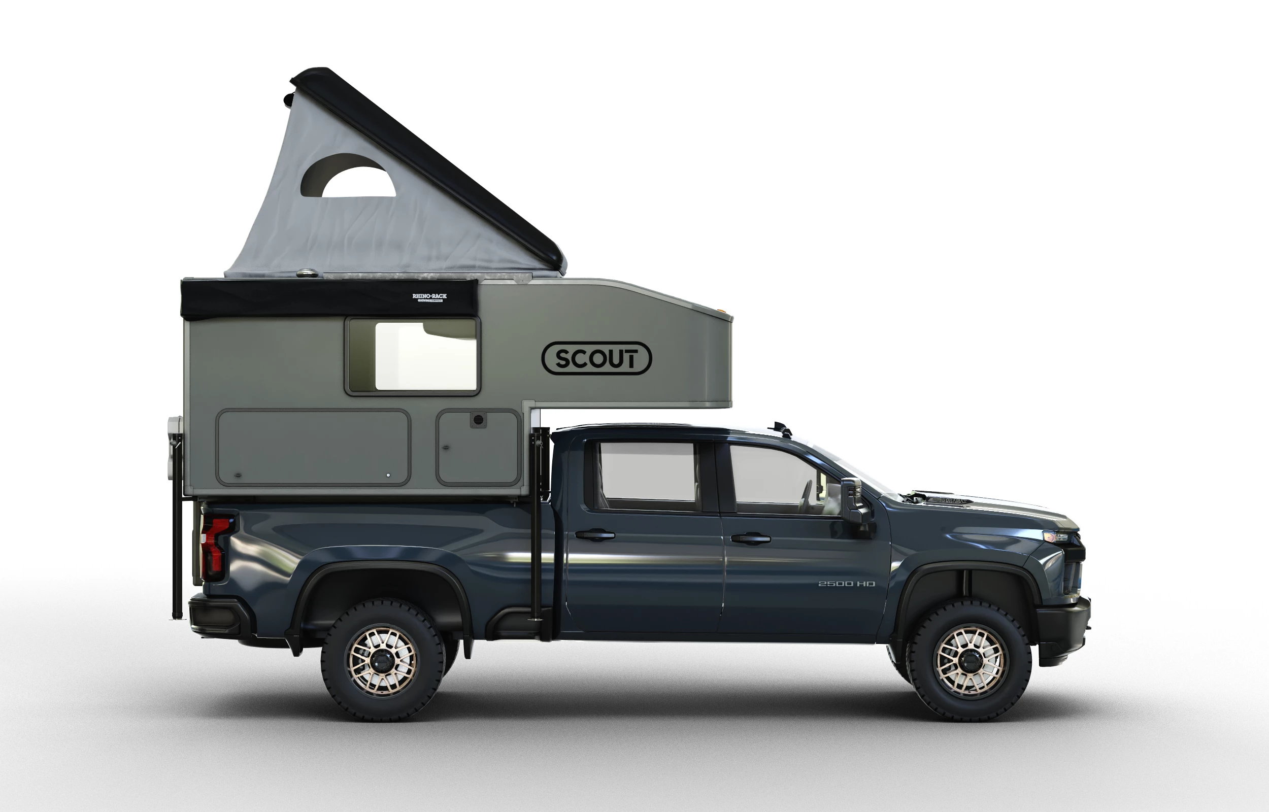 The Kenai sleeps six people and offers an optional flex bathroom area