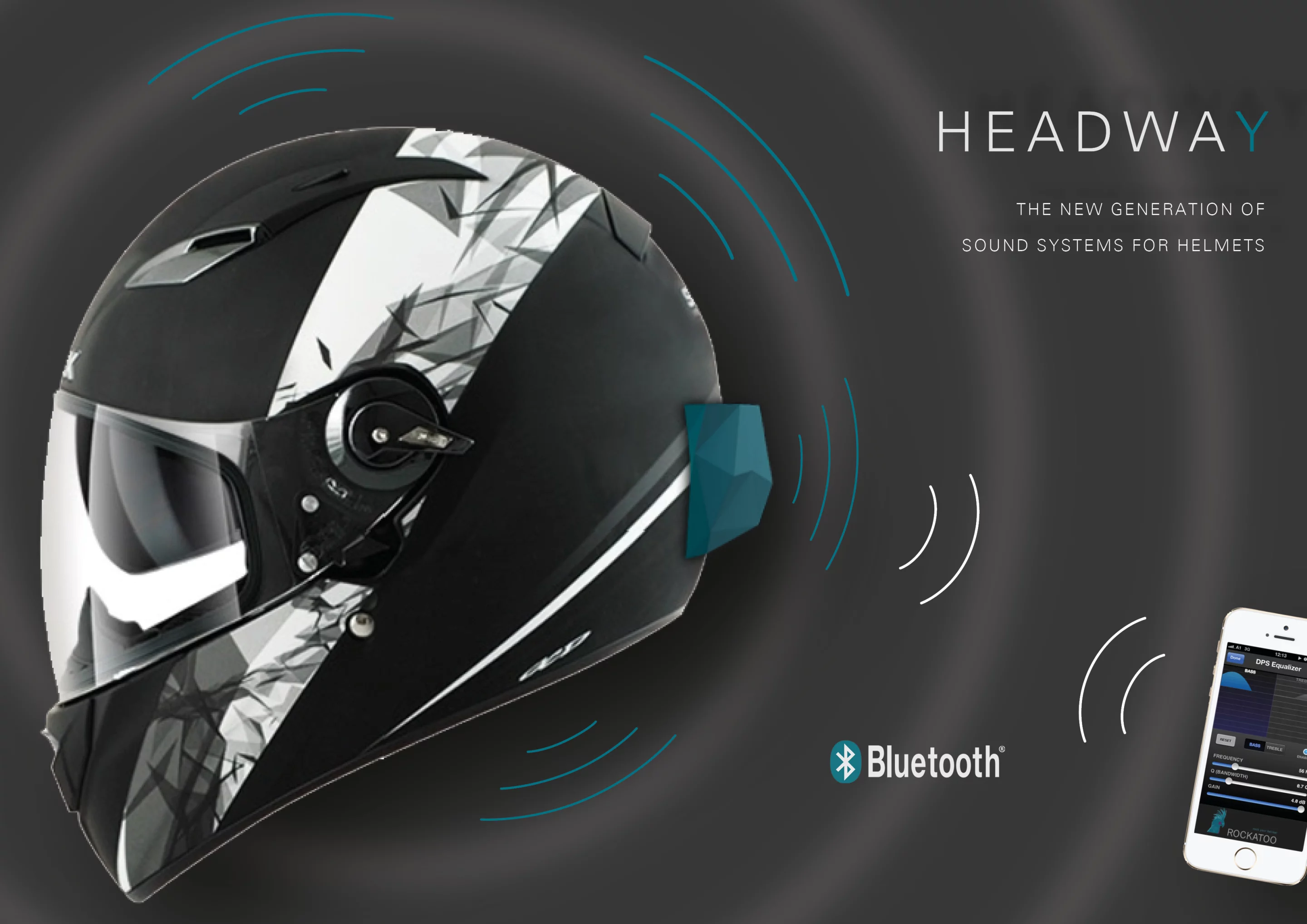 Headway is a new device that turns a helmet into a wearable speaker