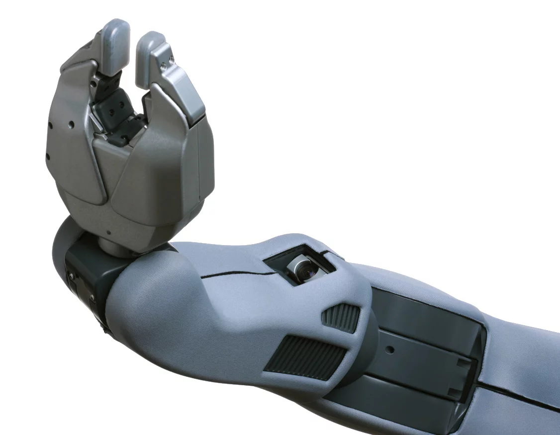 PR2 Forearm with camera, two continuous degrees of freedom and plenty of torque for everyday tasks