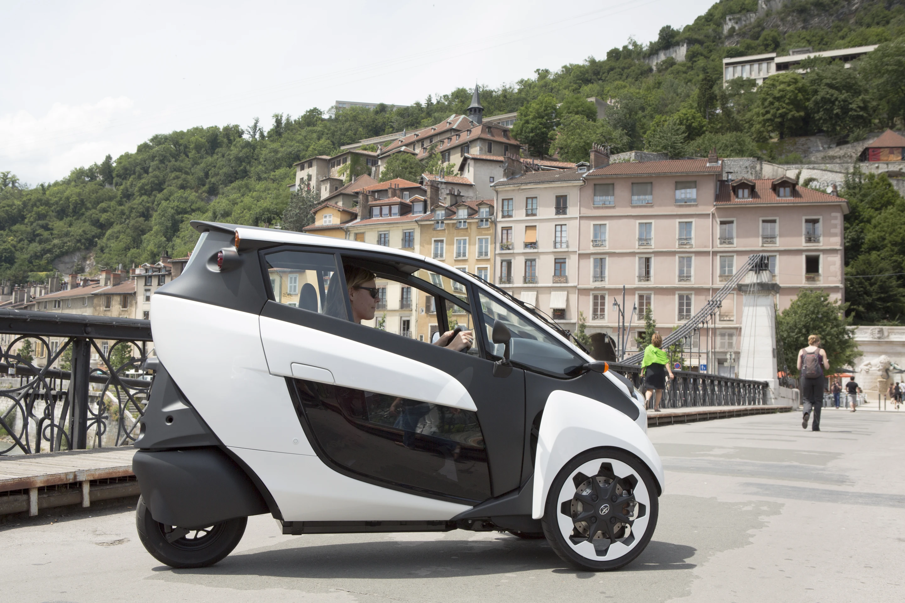 The Toyota iROAD is a two-seater