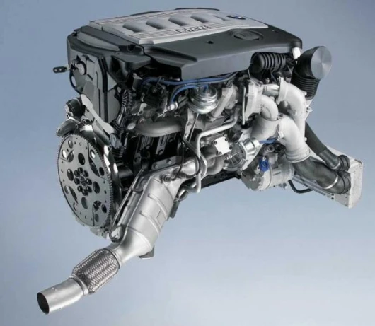 BMW's six cylinder diesel engine has variable twin-turbocharging