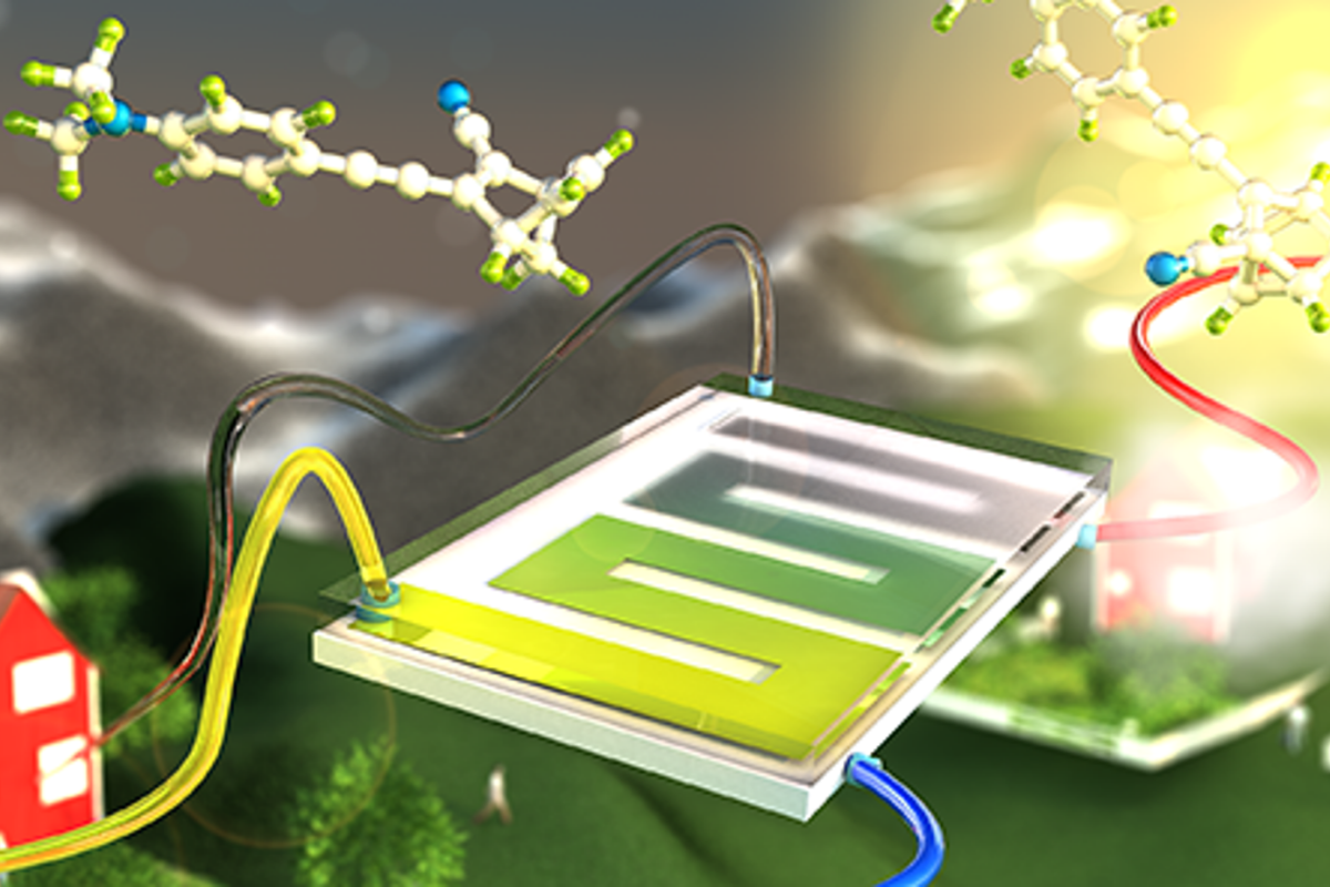 The MOST system stores solar energy in chemical bonds, which allows it to be transported and released as heat on demand