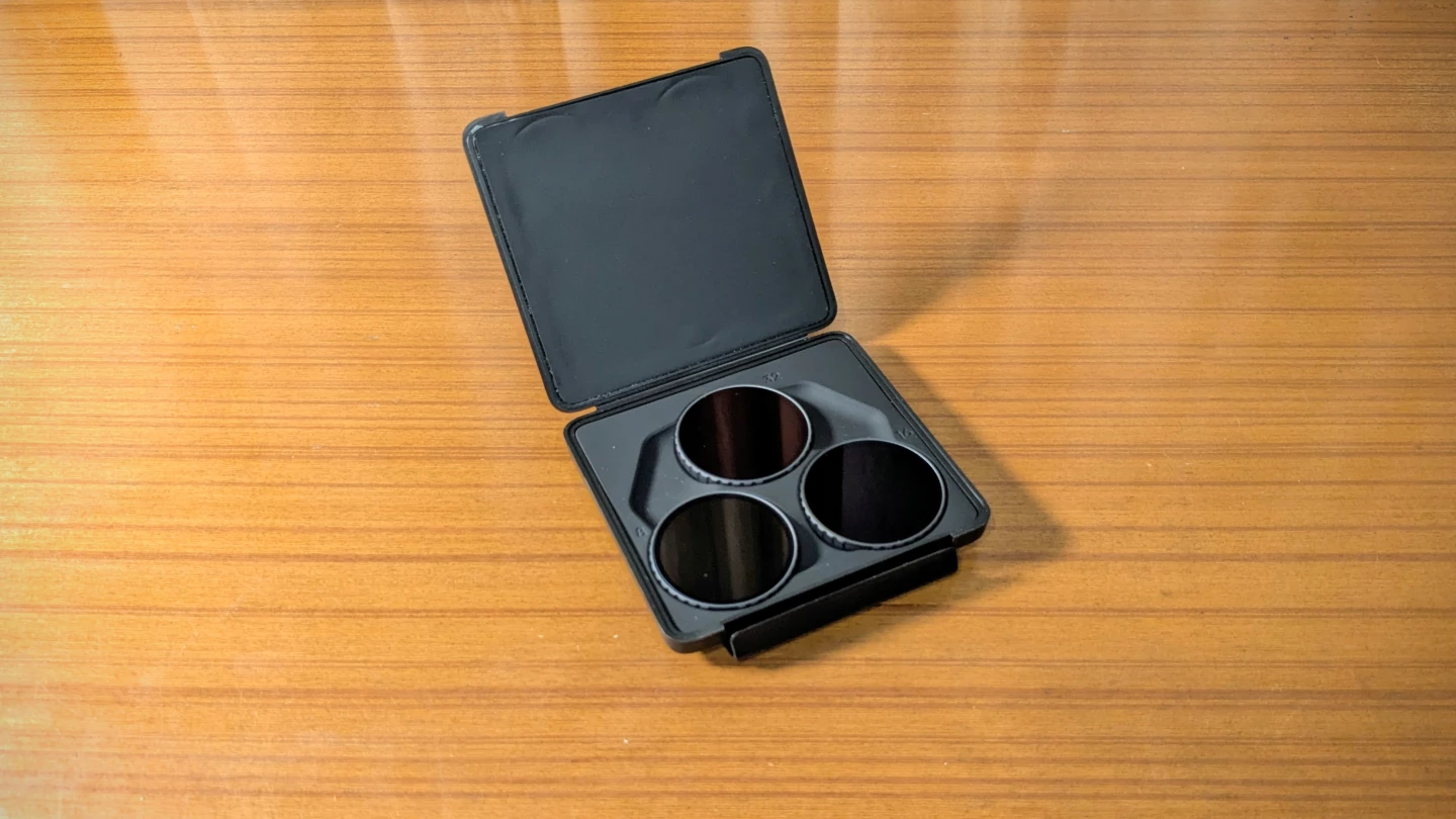 DJI also offers a set of 3 ND filters to capture that sweet motion blur