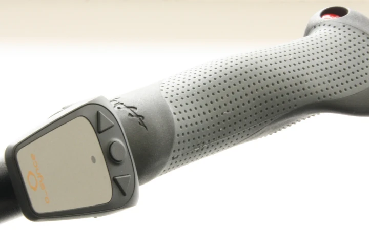 The ANT+remote provides easy reach bike computer control
