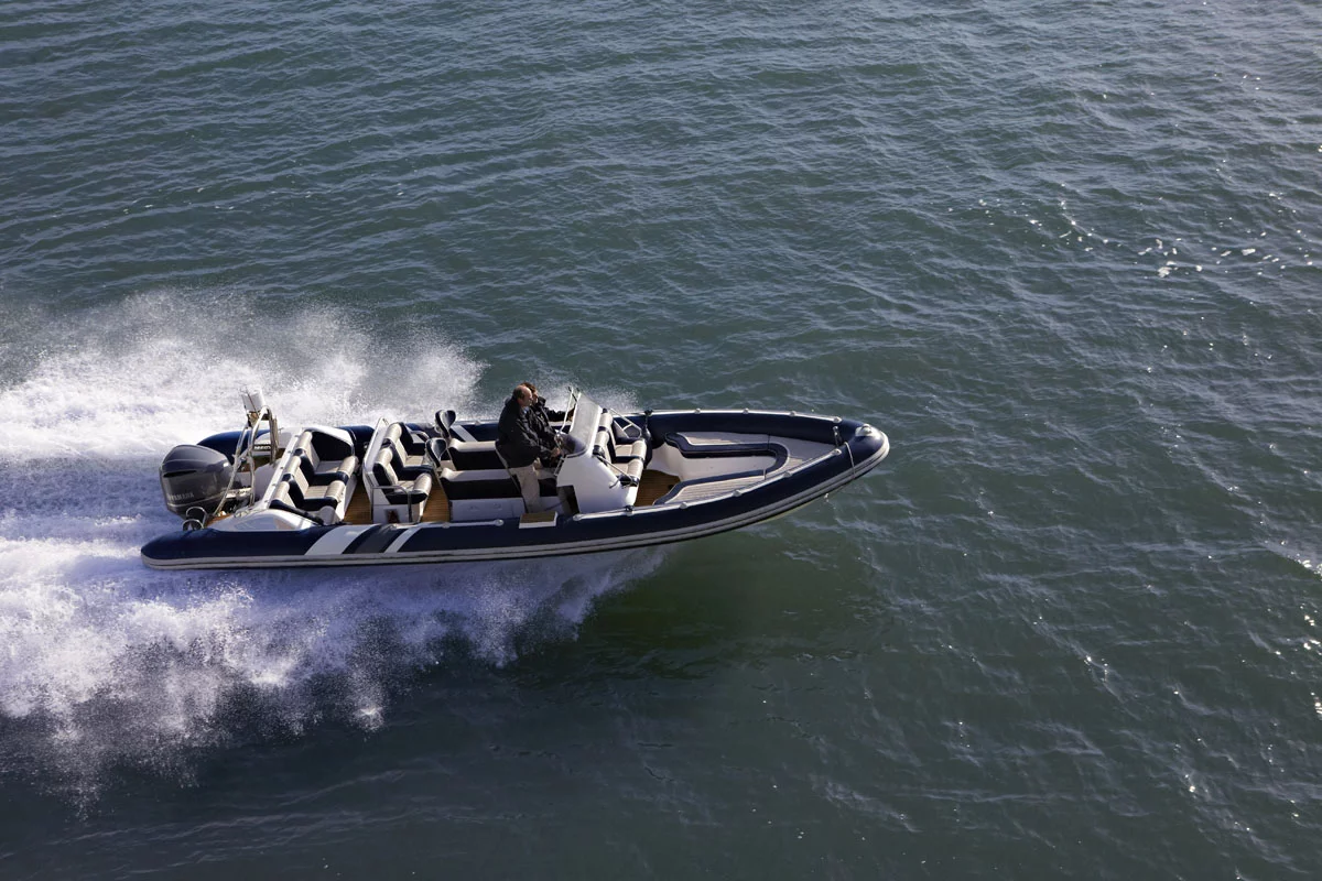 Spitbank guests are greeted at Gasport before being escorted by a private boat onto the resort