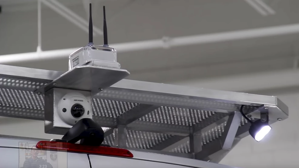 Advanced built a camera system around the roof rack, allowing owners to monitor from inside or outside the van