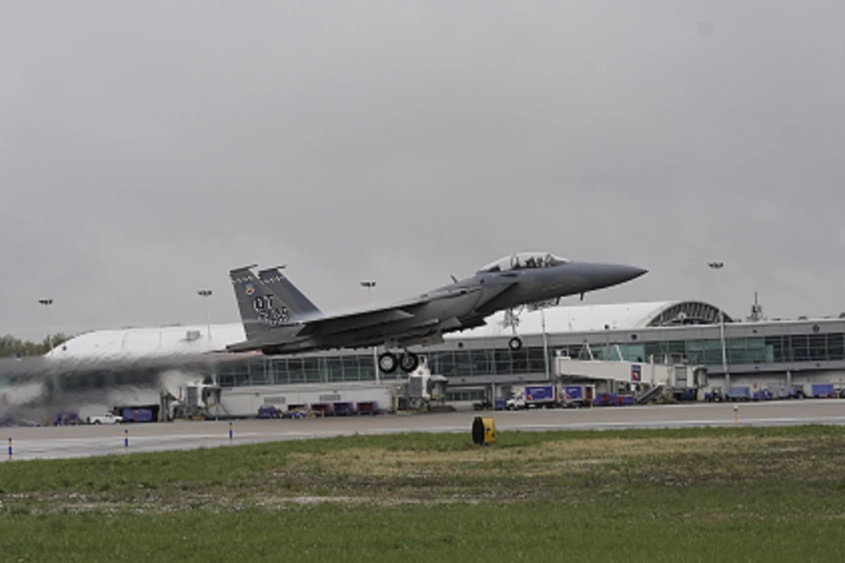 The second F-15EX takes to the skies