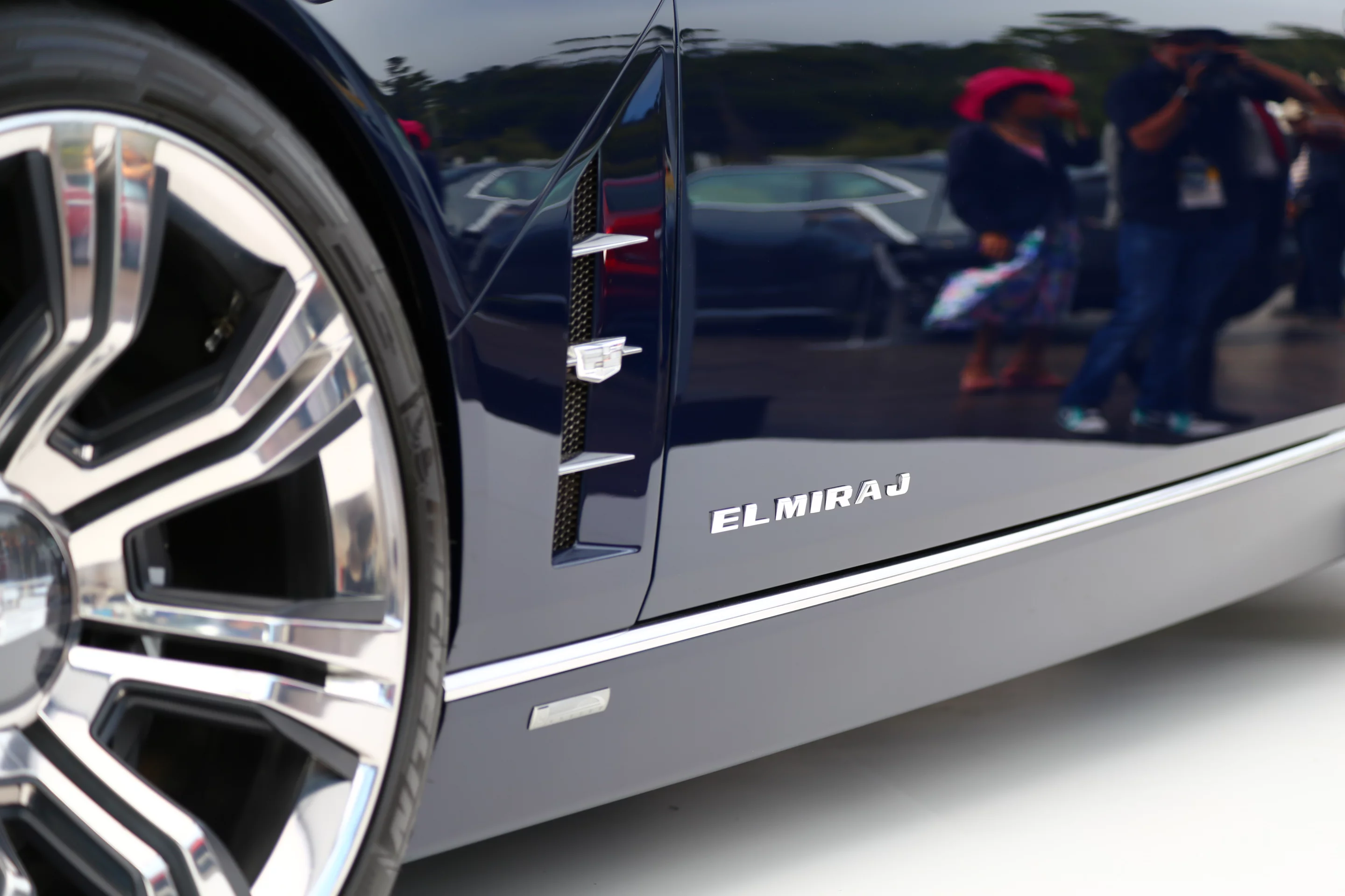 Cadillac Elmiraj lengthy design was heavily influenced by the company's iconic 1967 Eldorado (Photo: Angus MacKenzie/Gizmag.com)