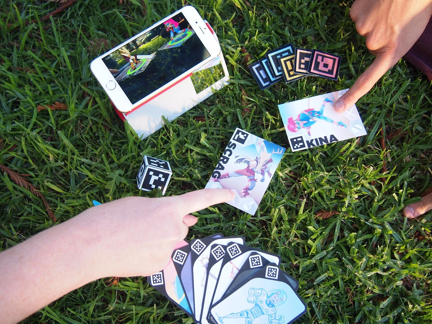 Gamers can bring their card battles to life with the Oak dock