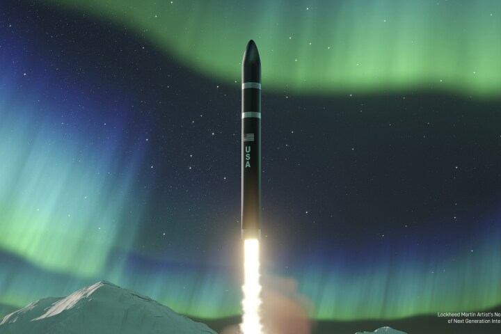 Artist's concept of the Lockheed Martin NGI missile