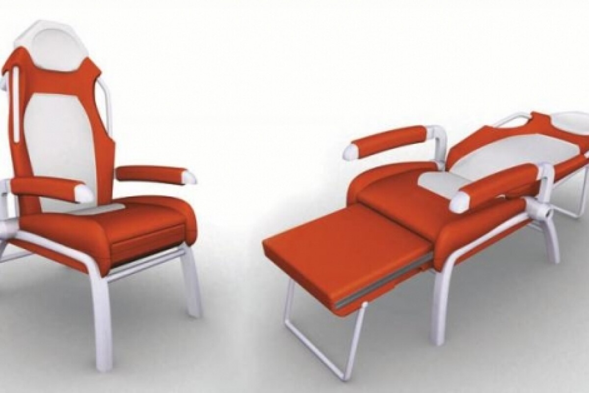 This Waiting Room Chair Can Transform Into A Hospital Bed