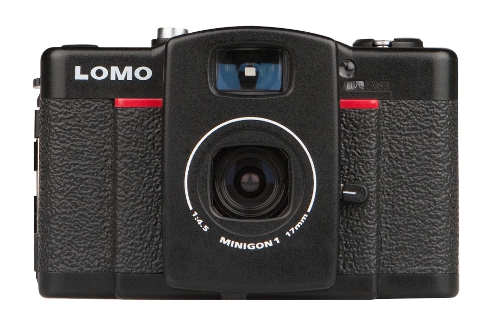 The new LOMO LC-Wide analog film camera with ultra-wide-angle lens and a choice of three exposure formats