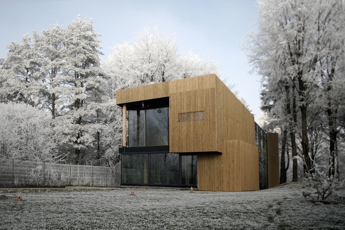 Passive House Che is a sustainable house situated in Suceava, Romania