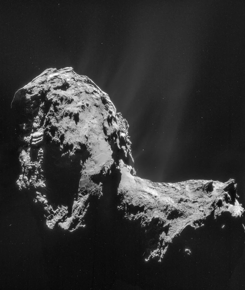 The latest findings indicate that the Earth's water may not have come from comets (Image ESA/Rosetta/NAVCAM)