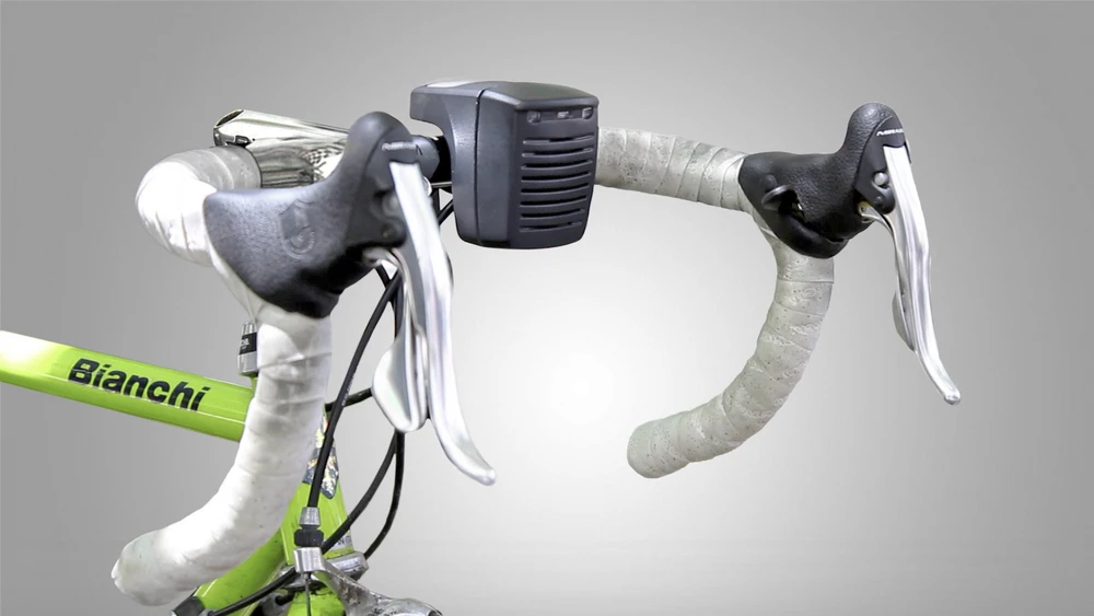 Cyclists can load up Mybell with their own digital sound files