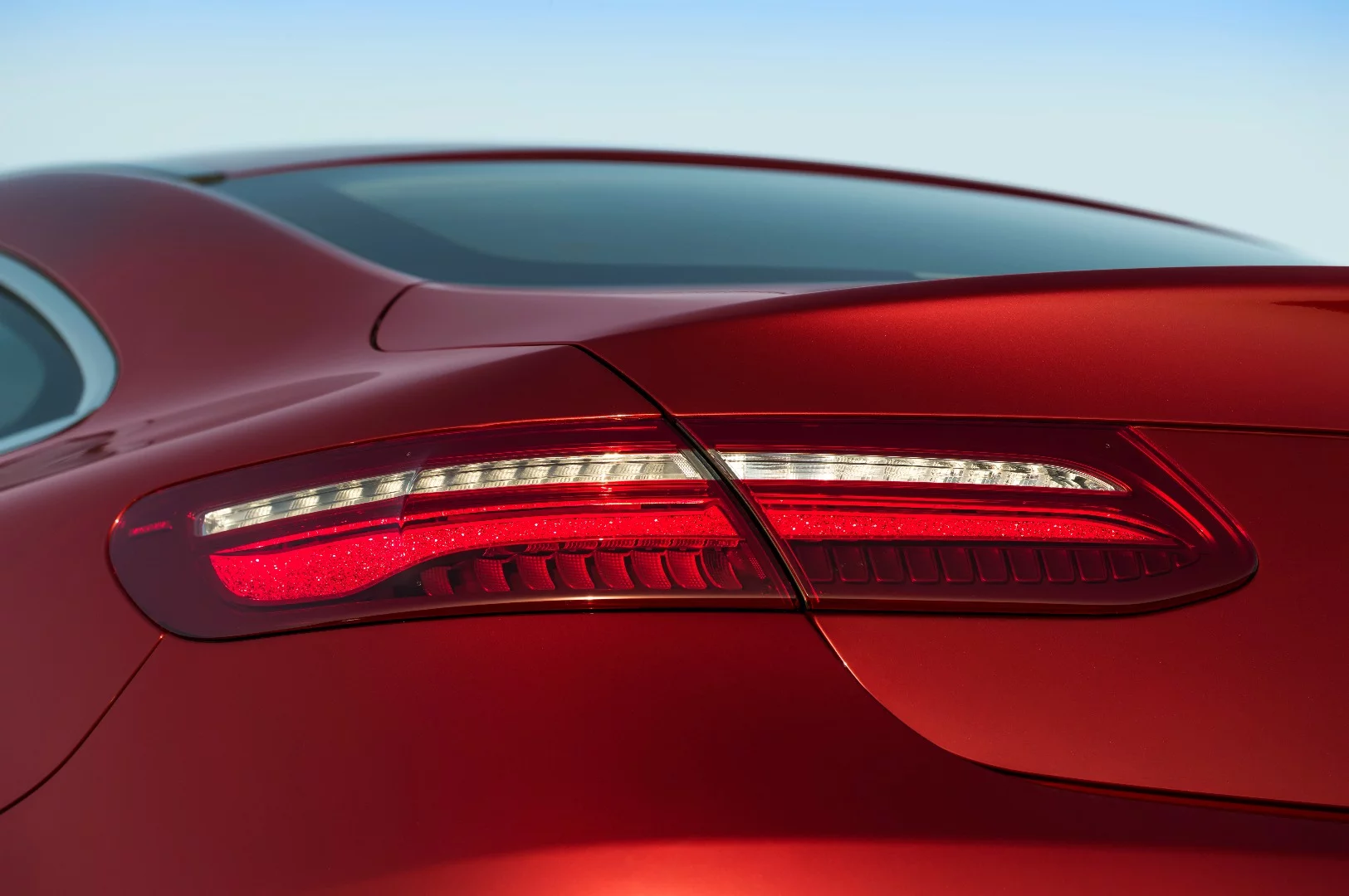 The taillights on the new E-Class Coupe