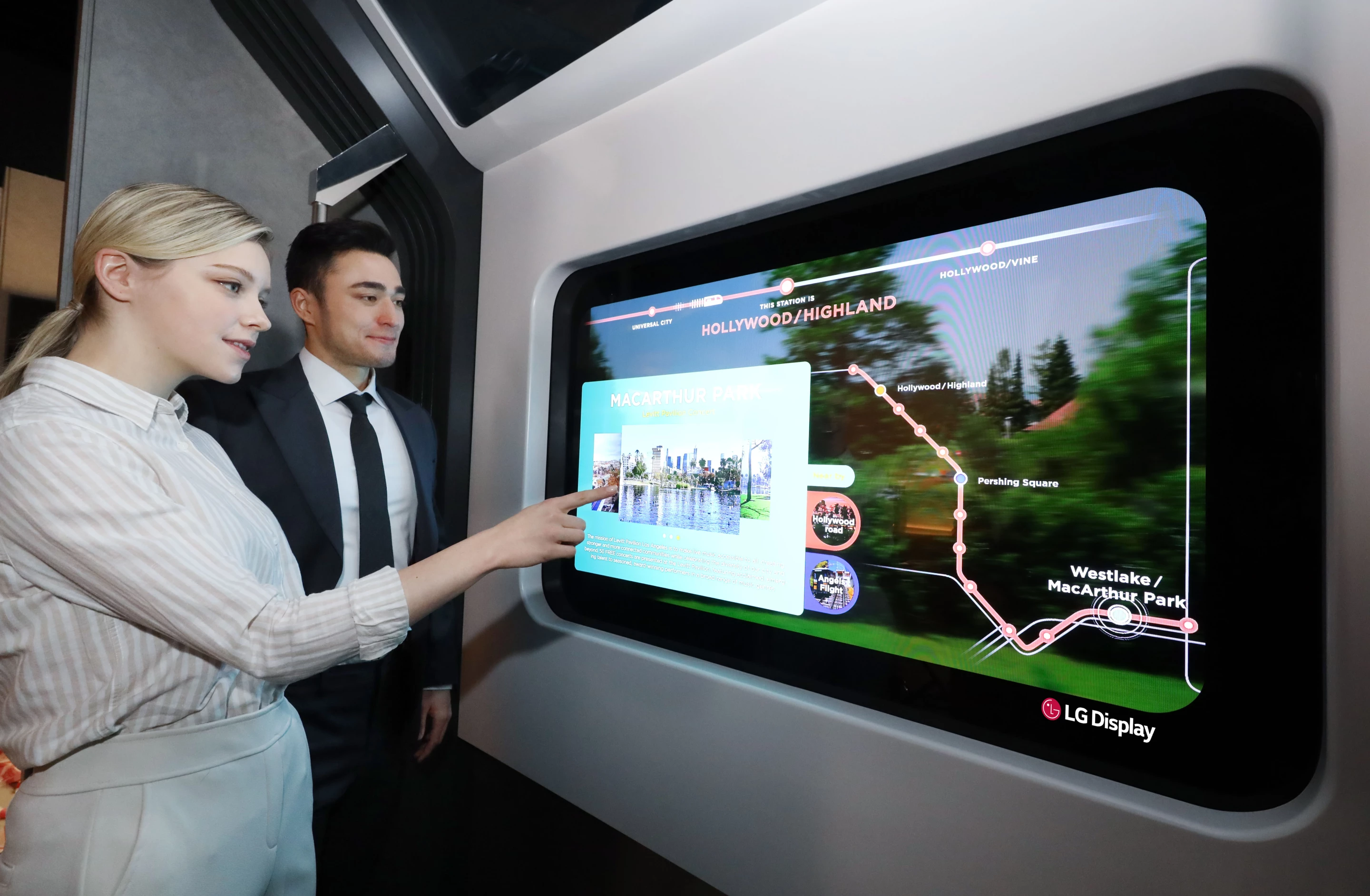 LG has already installed its transparent OLED displays in subway trains in Beijing and Shenzhen, and will demonstrate the use case application at CES 2021