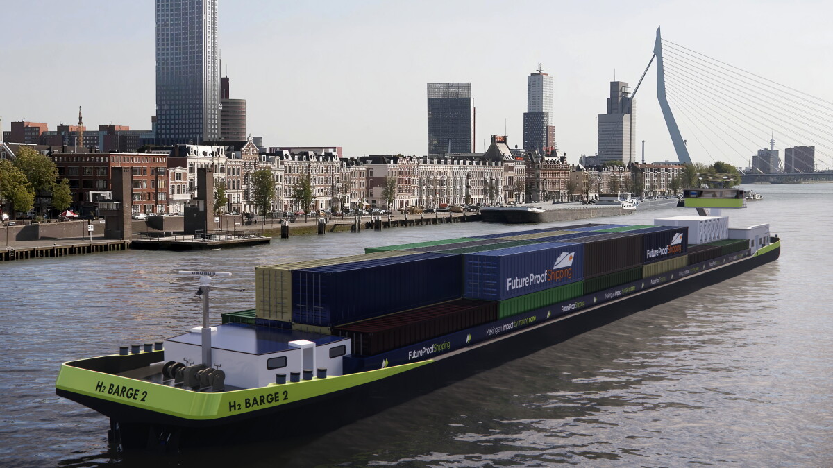 H2-powered cargo barge could be a breath of fresh air to Rhine shipping - Vimarsana News