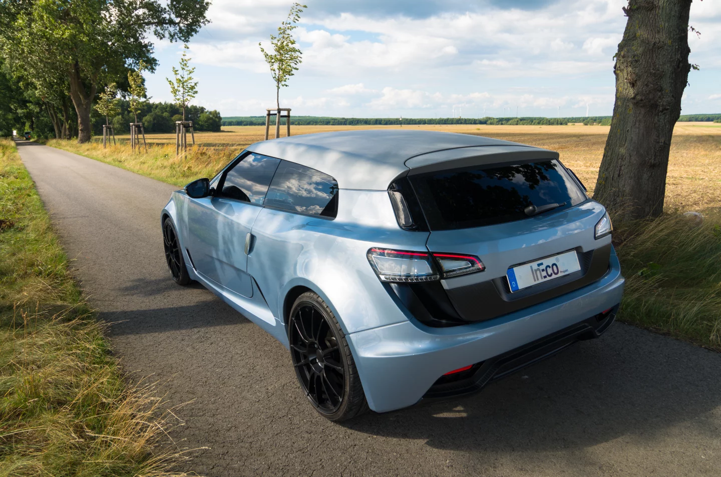 The Ineco has a hot hatch look