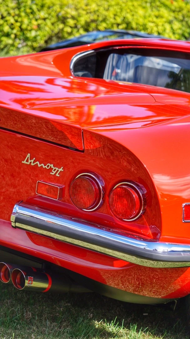 1972 246 Ferrari GTS Dino rear view