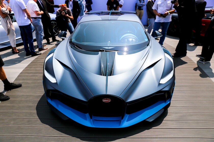 2019 Bugatti Divo: a Chiron with an elaborate body kit