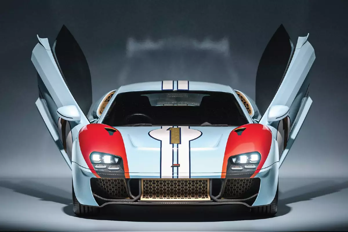 The GT MkII is a GT40-inspired restomod