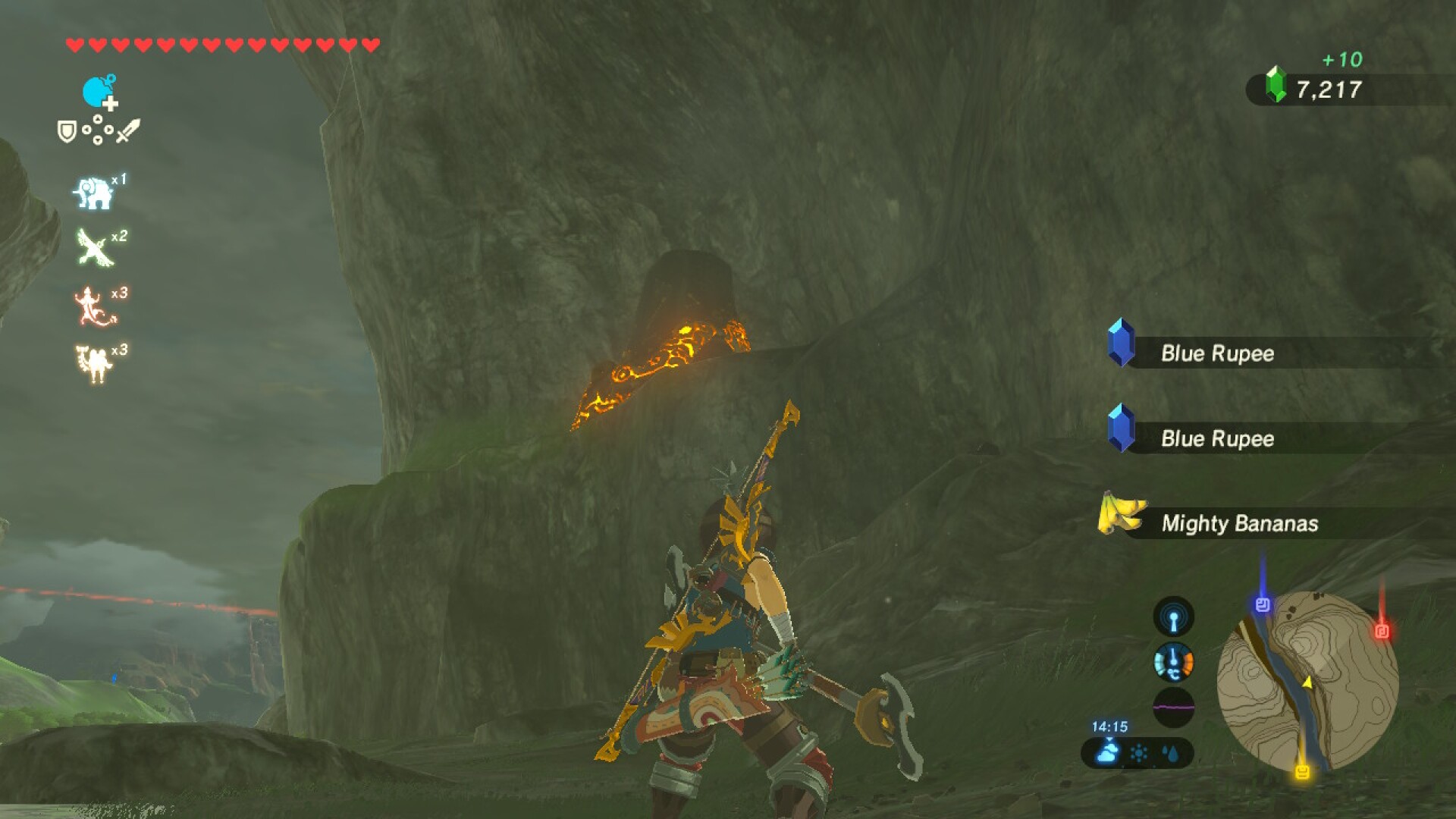 How to get the climbing gear in Breath of the Wild