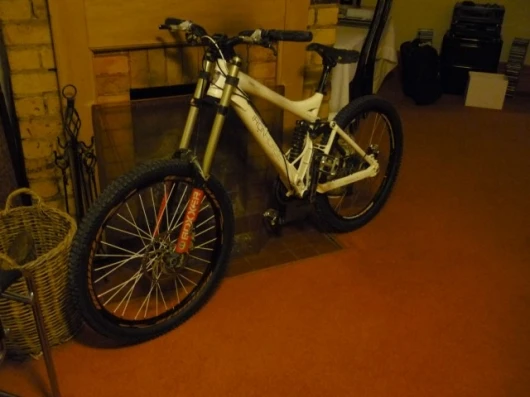 Cranklock's downhill prototype bike